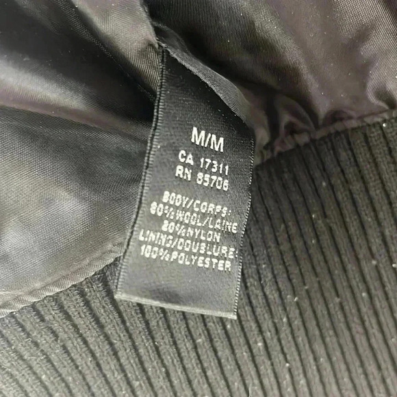 [M]Buffalo Bitton 80 Wool/Nylon  Cropped Button Down Pea Coat Military Jacket - Picture 6 of 7